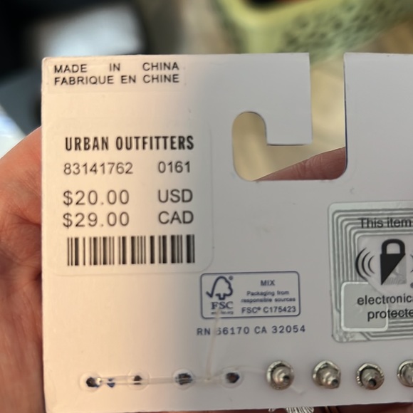 Urban Outfitters Earrings - set of 8 - 4 studs & 4 cuffs - Picture 3 of 3